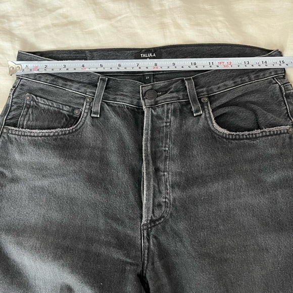 Agolde x Talula High Rise Taper Jeans, Size 27 - Picture 7 of 8